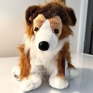 GANZ Webkinz Collie HM149 NWT New Sealed UNUSED CODE Rare Retired Plush Dog